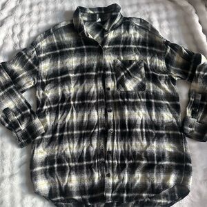 BP Black and Yellow Plaid Shirt